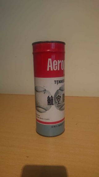 Vintage Aeroplane Tennis Balls in Can 6