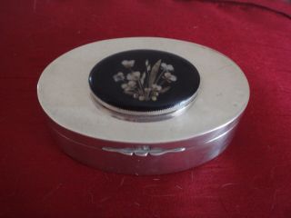 A Fine Solid Sterling Silver English Hallmarked Date 1902 Trinket Box