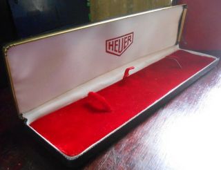 Rare Vintage 60s 70s Watch Box For Heuer Men´s