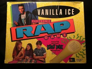 1991 Vanilla Ice Electronic Rap Beat Box Board Game Vintage Hip Hop