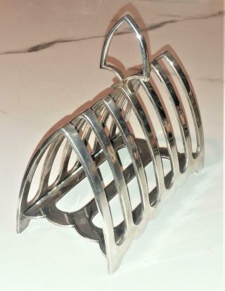 Fine Quality Antique Mappin & Webb Silver Plated Gothic 6 Place Toast Rack 1890