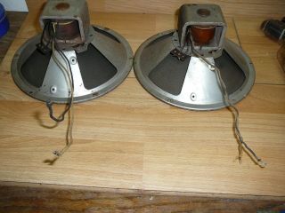 2 Vintage Telefunken Field Coil Speaker 21cm.  for your tube amp.  Klangfilm proj. 6