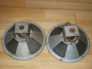 2 Vintage Telefunken Field Coil Speaker 21cm.  for your tube amp.  Klangfilm proj. 8