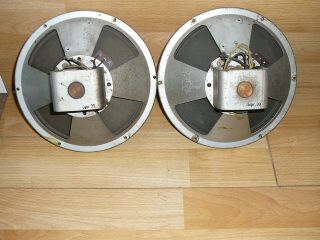 2 Vintage Telefunken Field Coil Speaker 21cm.  for your tube amp.  Klangfilm proj. 9
