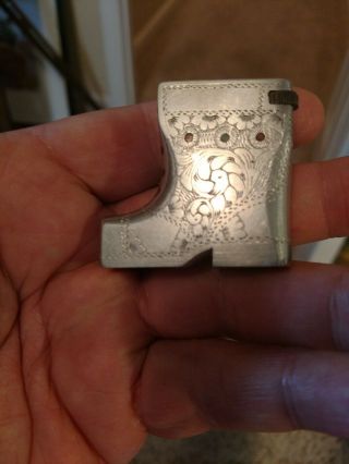 Vintage Ww2 Carved Trench Art Lighter 7