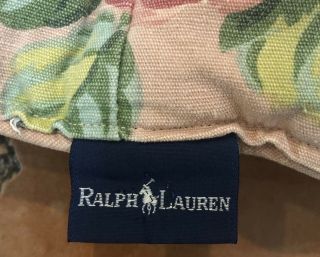 Vintage RALPH LAUREN Cynthia Pink Floral Comforter Twin 5