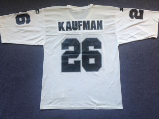 Vtg 1995 Napoleon Kaufman Oakland Raiders Jersey Rookie Starter Jacket Hat Xl L