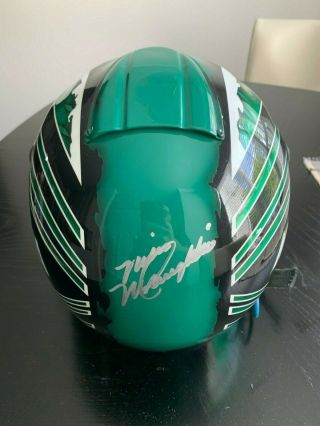 Vintage Mike McLaughlin Autographed Race Busch Series MBNA NASCAR Helmet 3