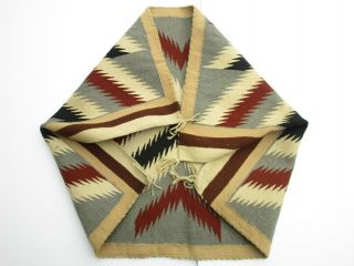 Vintage Native American Indian Navajo Rug Runner Blanket Folk Art Master 41 Inch