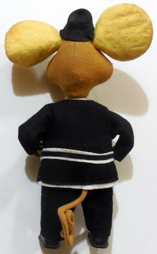 VINTAGE TOY DOLL TOPO GIGIO POLICEMAN CLOTH LENCI 1960s M.  C made in Italy 3