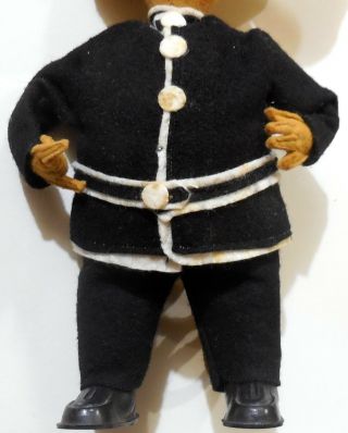VINTAGE TOY DOLL TOPO GIGIO POLICEMAN CLOTH LENCI 1960s M.  C made in Italy 5