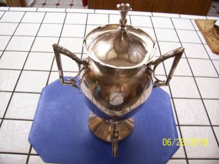 Antique " Rogers & Smith " 1883 Silver Plate Coffee/water Urn/samovar