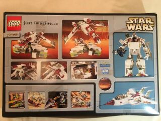 Rare LEGO Star Wars 7163 Republic Gunship - Rare Sealed/Unopened - NOS 8