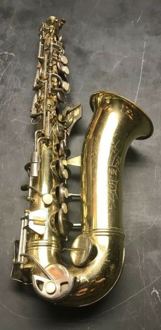 Vintage Conn Usa Alto Saxophone Precision No Mouthpiece No Case K18357
