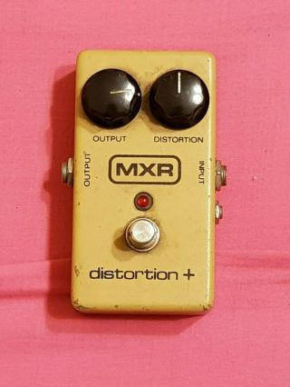 Mxr Distortion,  1982 Vintage With 3,  5mm Power Jack