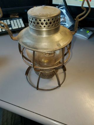 Railroad Lantern Lamp Dressel Old Glass Train Mining Light Vintage Men Tool