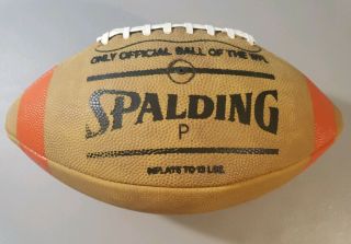 Vintage 1974 - 75 Spalding World Football League Official Ball of the WFL 2