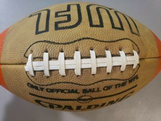Vintage 1974 - 75 Spalding World Football League Official Ball of the WFL 3