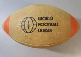 Vintage 1974 - 75 Spalding World Football League Official Ball of the WFL 4