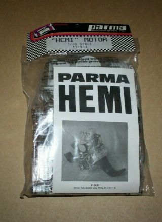 Vintage Rc Parma Hemi Motor Kit 10411 1/10 Scale Rc Model Nos