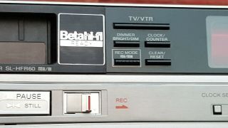 Vintage Sony Betamax Sl - Hfr60 Video Cassette Recorder Beta Tape Player