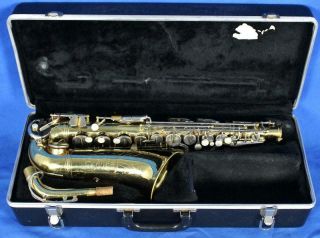 Vintage Conn Shooting Star Alto Saxophone Sax Woodwind Instrument W/case