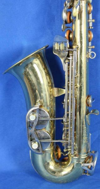 Vintage Conn Shooting Star Alto Saxophone Sax Woodwind Instrument w/Case 6