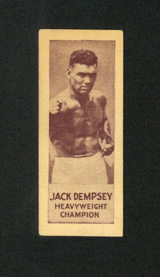 Jack Dempsey 1923 V137 Willard 