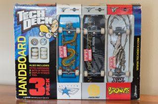 Tech Deck Handboard 27cm 3 Pack: Perfect Gift Skateboard Lover Rare Collectible