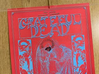 Grateful Dead Worchester 88 Poster Rare Vintage Near 2