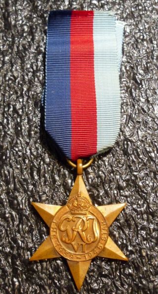 Wwii British War Medal - The 1939 - 45 Star - With Issue Box
