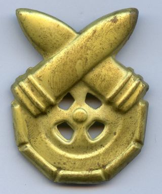 Finland Wwii Military Heavy Artillery Insignia Badge Grade
