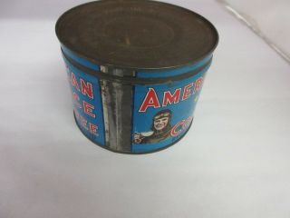 VINTAGE ADVERTISING AMERICAN ACE COFFEE TIN 100 - Q 4