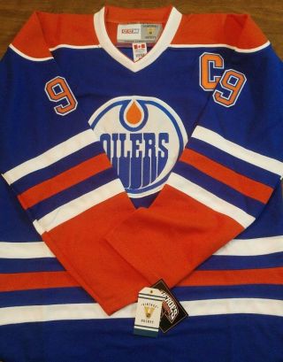 Wayne Gretzky Edmonton Oilers 99 Vintage Throwback Ccm Jersey Xxl