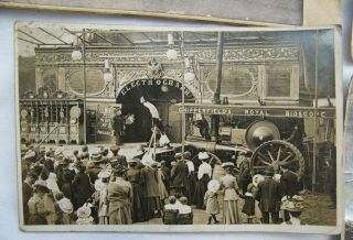 Rare 12 x Fairground Funfair Showman CDV / Postcards c.  1900 A/F 3