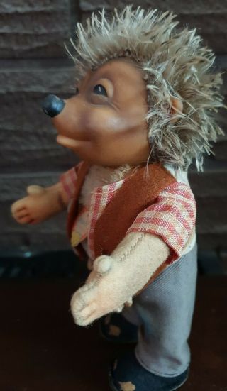 Vintage German Steiff Mecki Hedgehog Doll 2