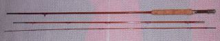 Wright & Mcgill 3 Pc.  8 Ft.  10 In.  Split Bamboo Fly Rod
