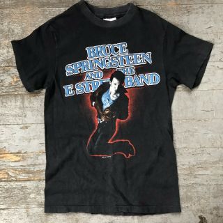 Vintage Bruce Springsteen 1984 - 1985 Born In The Usa Tour T - Shirt Small Soft
