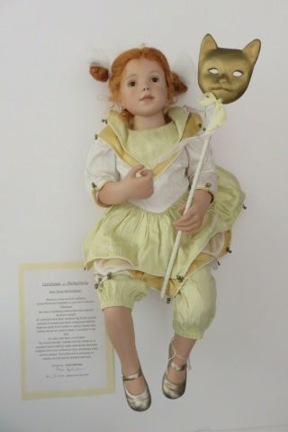 RARE GERMAN 1998 SONJA HARTMANN BISQUE PORCELAIN DOLL CHARLENE 12/25 BOX, 2