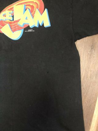 Rare Vintage 1996 Warner Bros 90s Space Jam Bugs Bunny Taz T - shirt USA Made XL 6