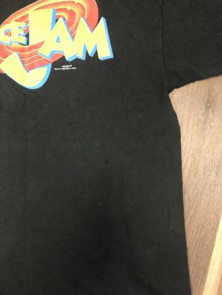 Rare Vintage 1996 Warner Bros 90s Space Jam Bugs Bunny Taz T - shirt USA Made XL 7