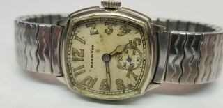Vintage HAMILTON Art Deco 1930 ' s 14k Gold Filled Men ' s Watch 17j 987 - F 4