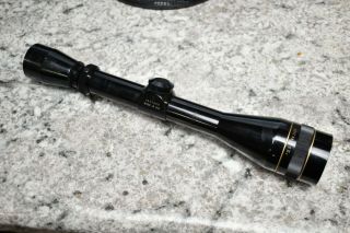 Vintage Gloss Black Leupold 4 - 12x40 Vari - X Ii A.  O.  Fine Duplex Rifle Scope