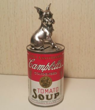 Jb Griffon Vtg Jennings Brothers Silver Dog Figurine Statue Mini Antique Emo Art