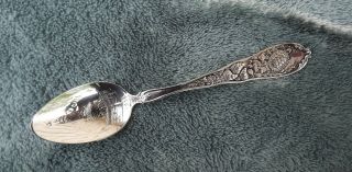 North Point By Dominick & Haff 4 1/4 " Sterling Souvenir Spoon Bowl Date Turtle
