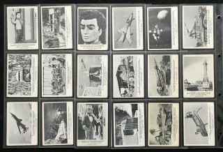 Thunderbirds Are Go Fab Rare B&w Vintage Somportex L72 Card Complete Good Set