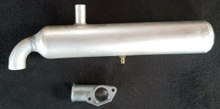 Kyosho Vintage Bs26 Bs64 Muffler And Manifold For Burns Turbo Os Max Rf