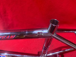 NOS VINTAGE 1995 ROBINSON PRO TEAM FRAME AND FORK BMX FREESTYLE RACING 10