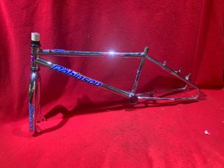 NOS VINTAGE 1995 ROBINSON PRO TEAM FRAME AND FORK BMX FREESTYLE RACING 3