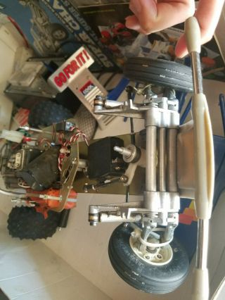 Vintage 1982 Tamiya Champ 1/10 High Performance RC Car Buggy - PARTS ONLY 4
